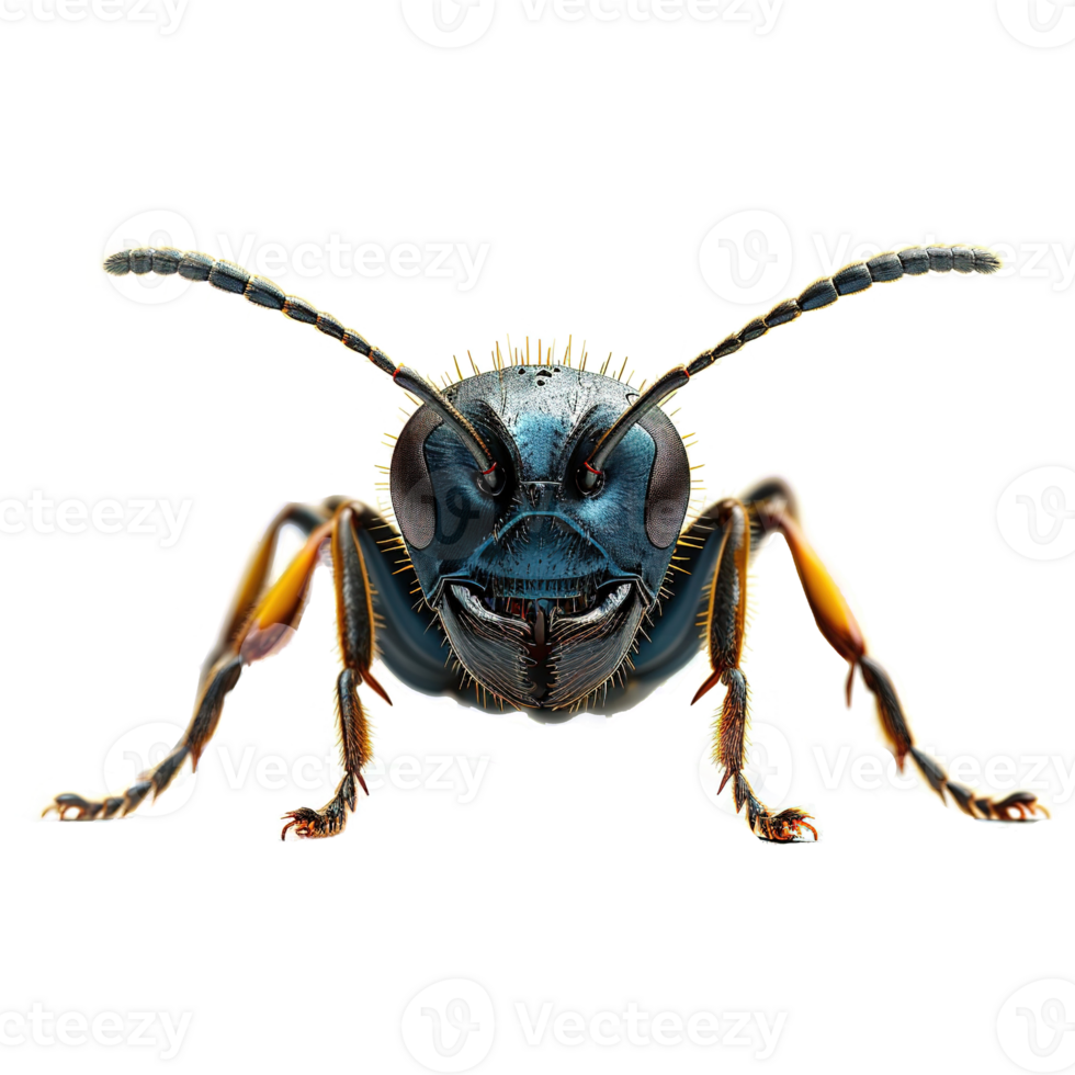 ai generiert Ameise isoliert isoliert auf transparent Hintergrund png