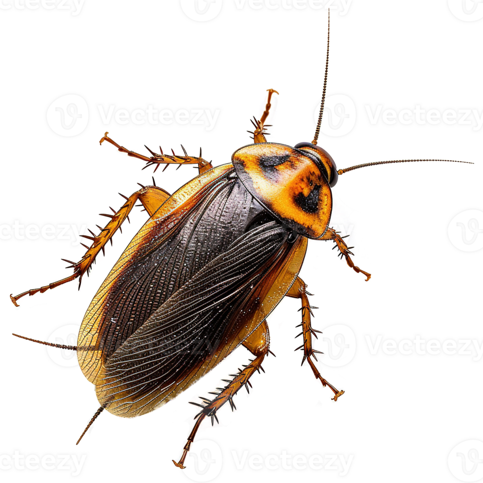 AI generated Cockroach isolated on transparent background png