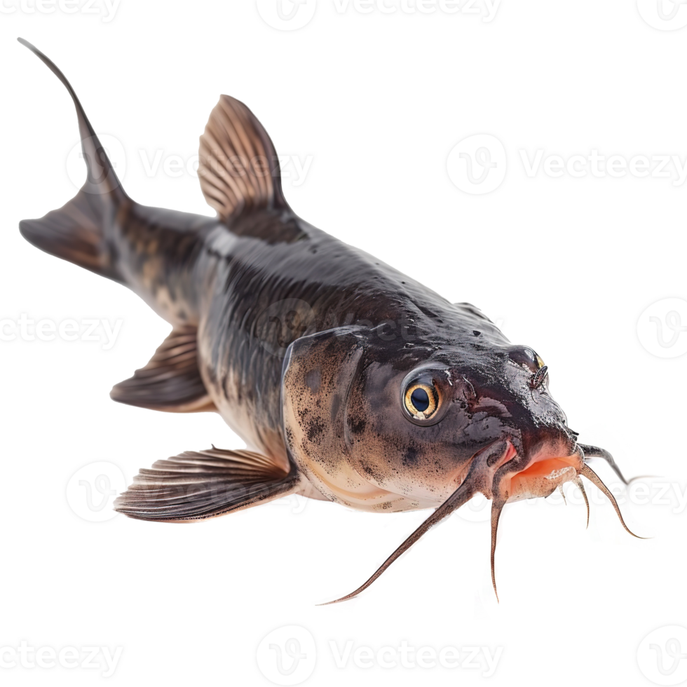 AI generated Catfish isolated on transparent background png