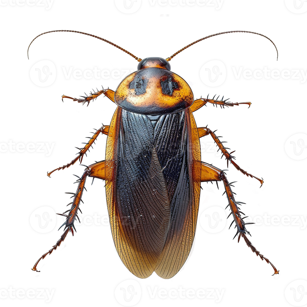 AI generated Cockroach isolated on transparent background png