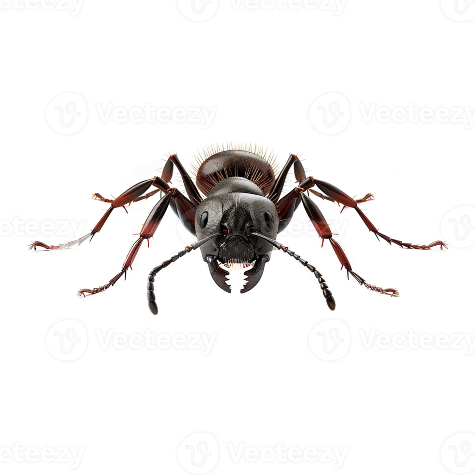 AI generated Ant isolated isolated on transparent background png