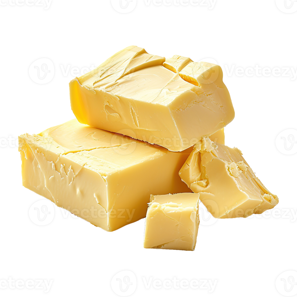 AI generated Butter isolated on transparent background png