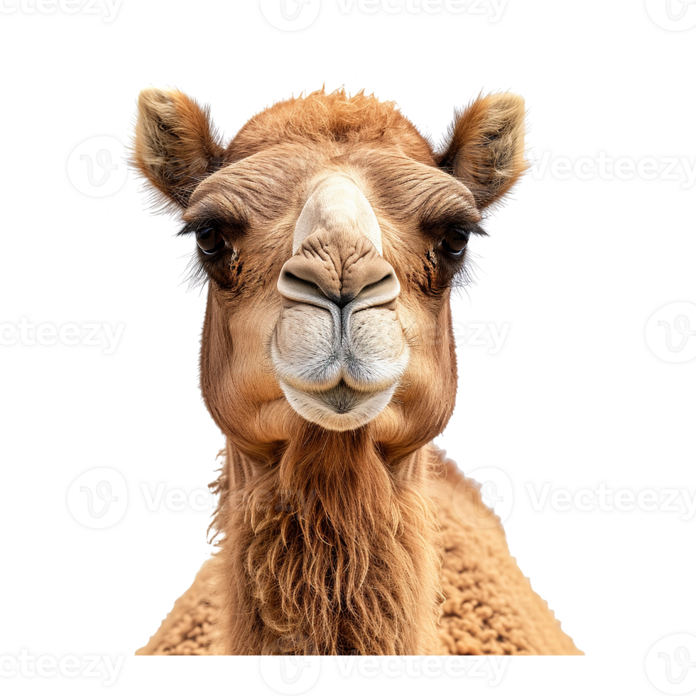 AI generated camel isolated on transparent background png