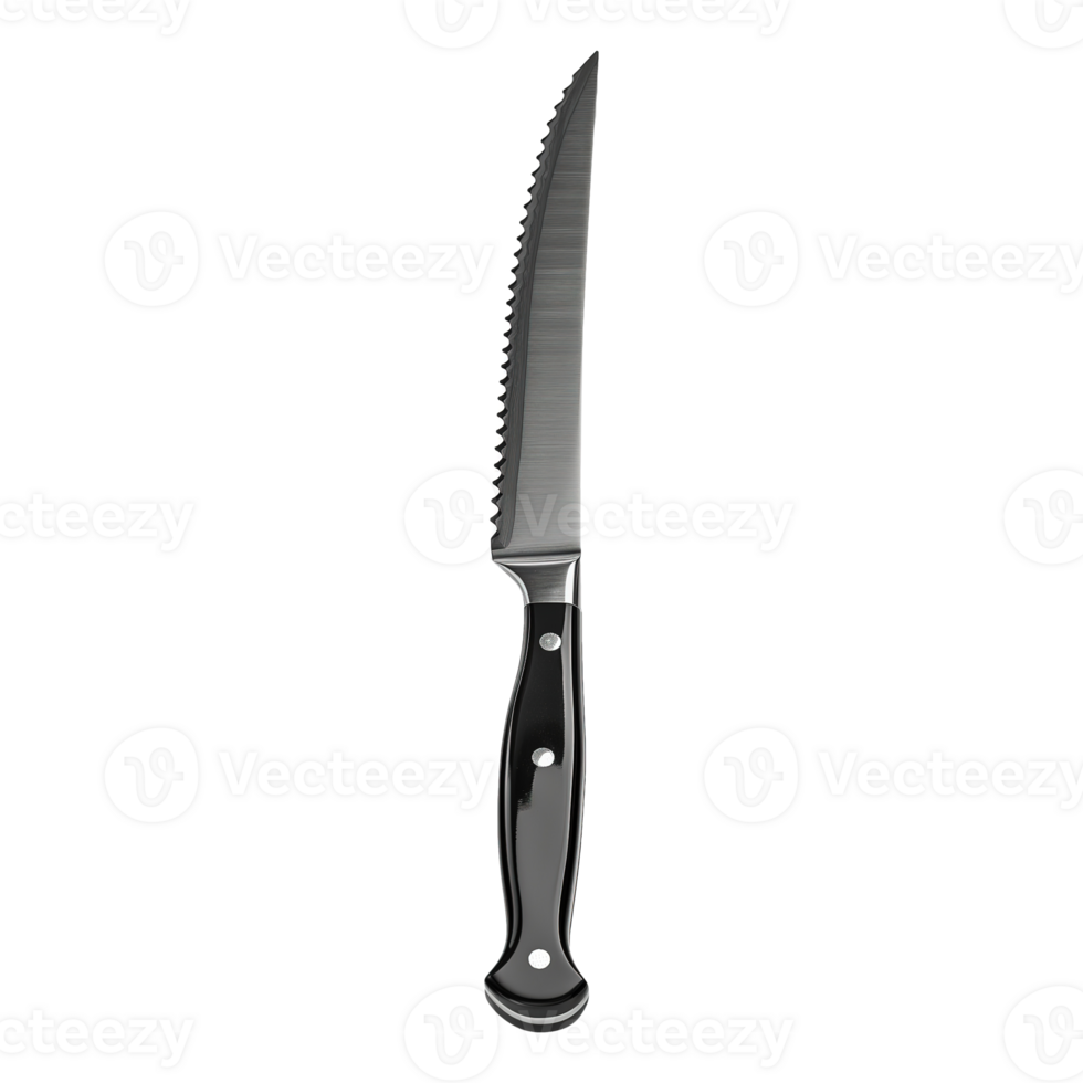 AI generated kitchen knive isolated on transparent background png