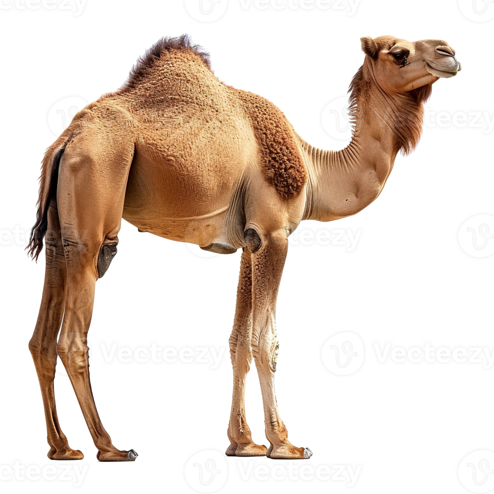 AI generated camel isolated on transparent background png