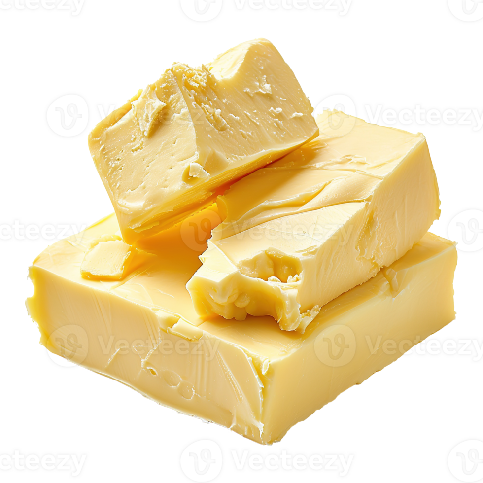 AI generated Butter isolated on transparent background png