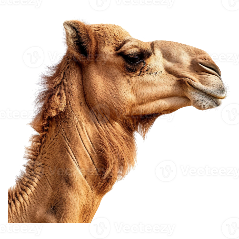 AI generated camel isolated on transparent background png