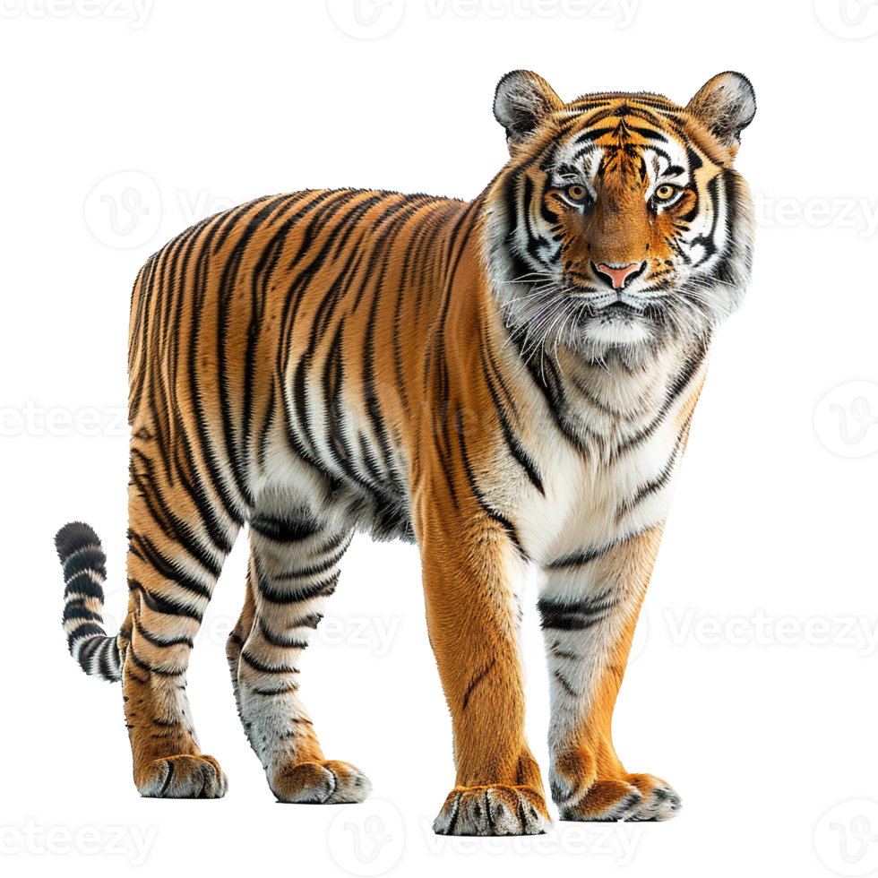 AI generated Tiger isolated on transparent background png
