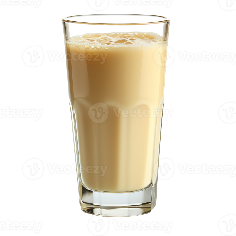 AI generated A glass of milk isolated on transparent background png