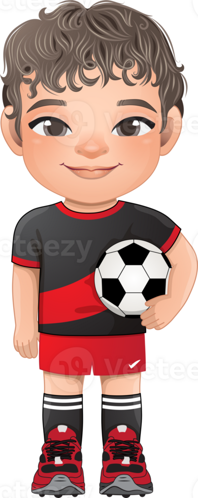 Soccer player boy international uniform png