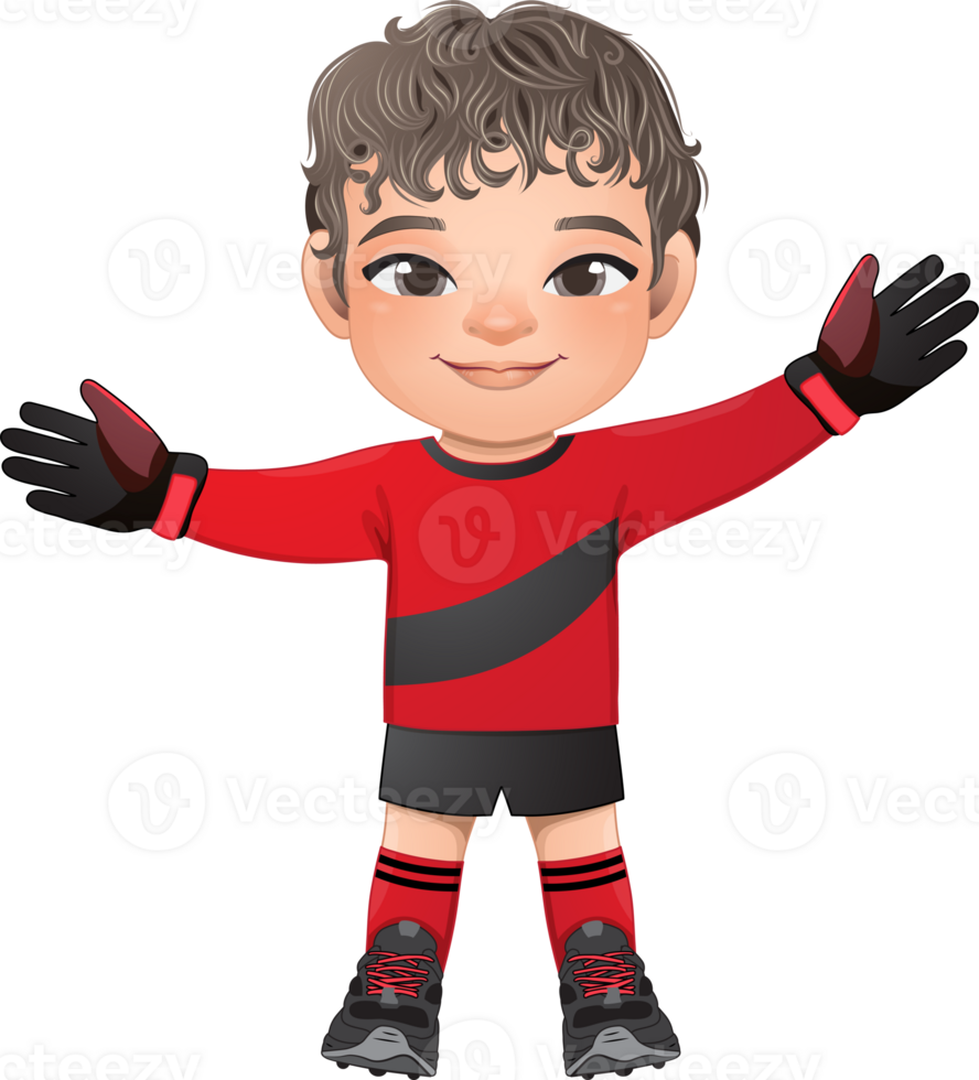 Goalkeeper Soccer player boy international uniform png