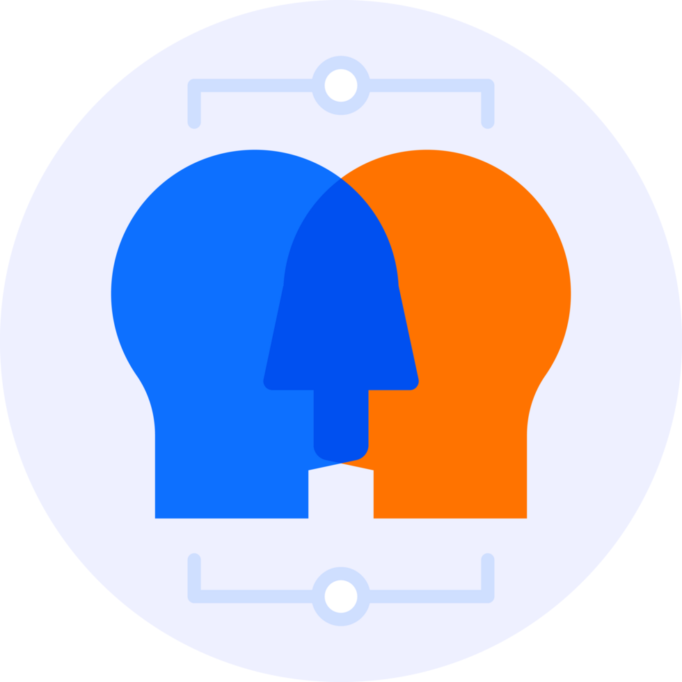 empathy relationship modern icon illustration png