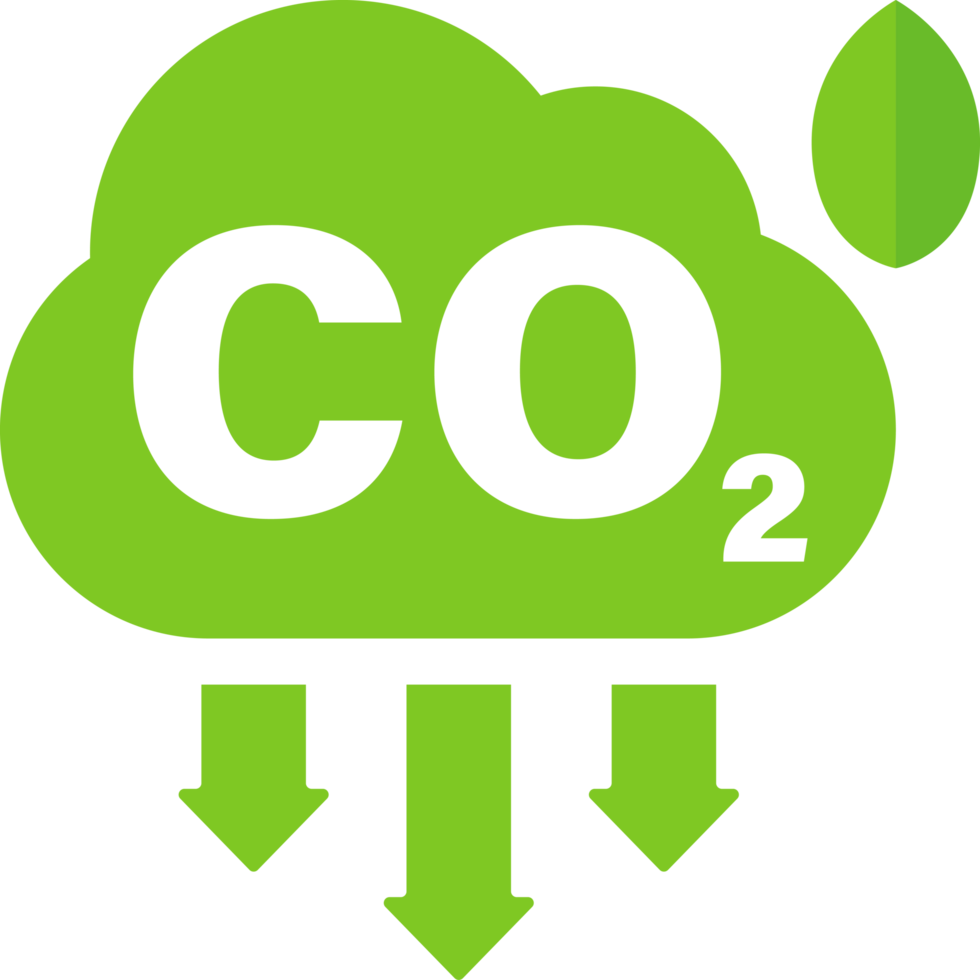 Co2 emissions logo icon png