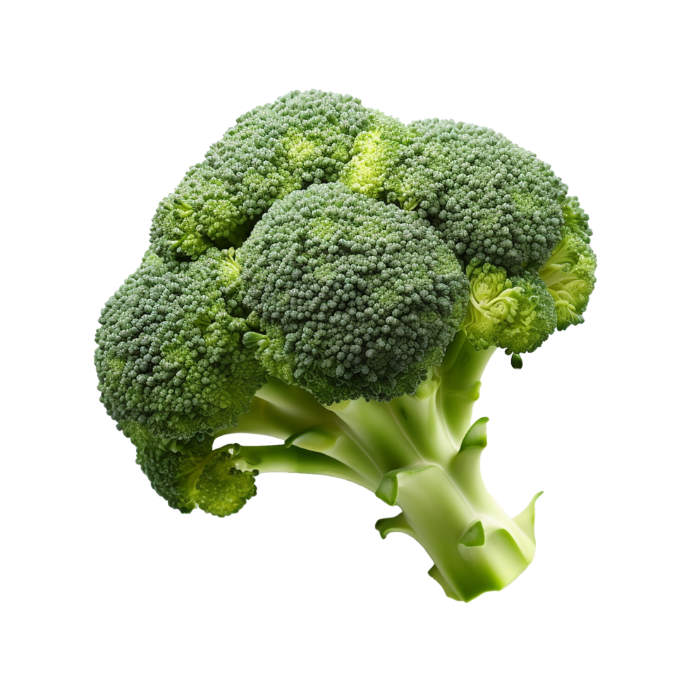 AI generated Broccoli vegetable isolated on transparent background png