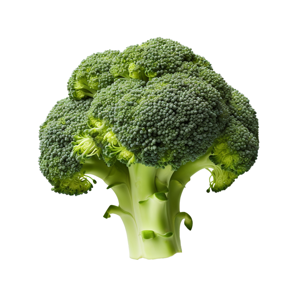 AI generated Broccoli vegetable isolated on transparent background png