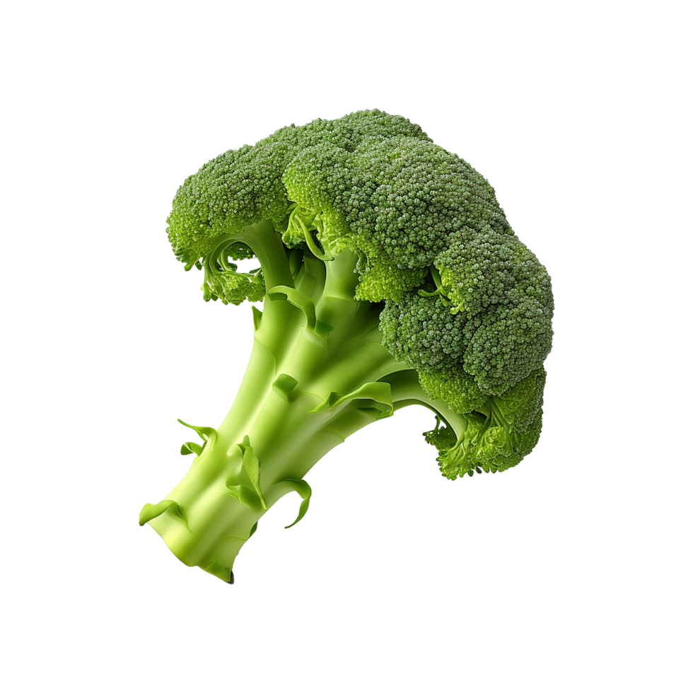 AI generated Broccoli vegetable isolated on transparent background png