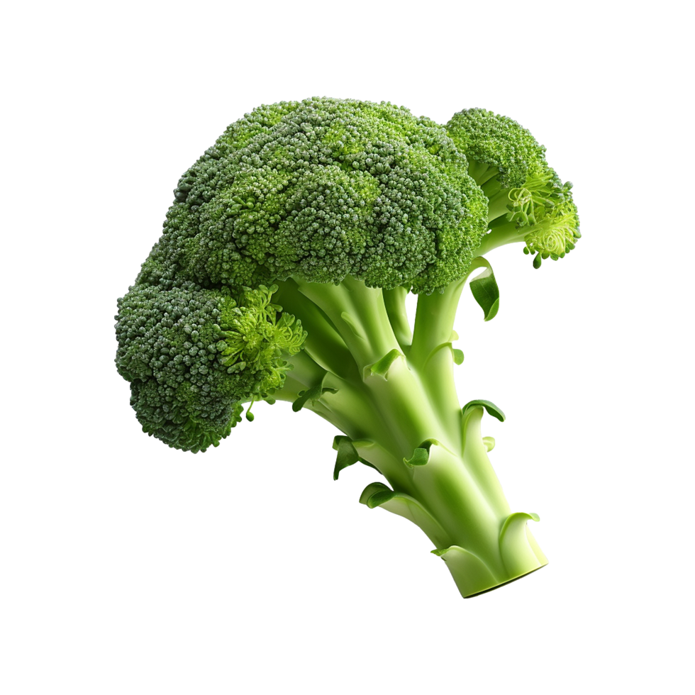 AI generated Broccoli vegetable isolated on transparent background png