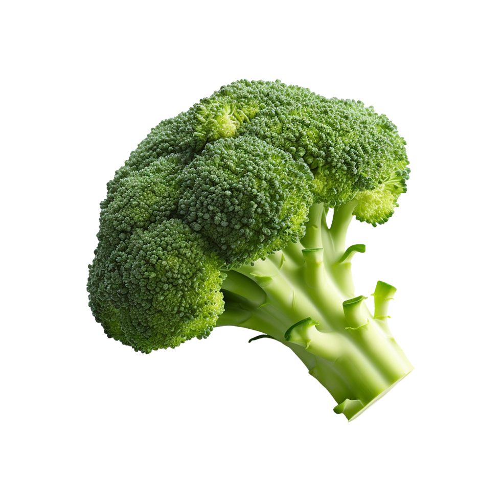 AI generated Broccoli vegetable isolated on transparent background png