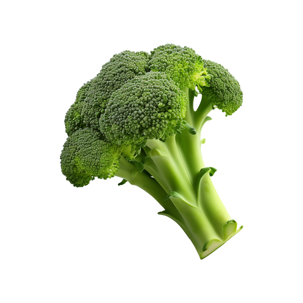 AI generated Broccoli vegetable isolated on transparent background png
