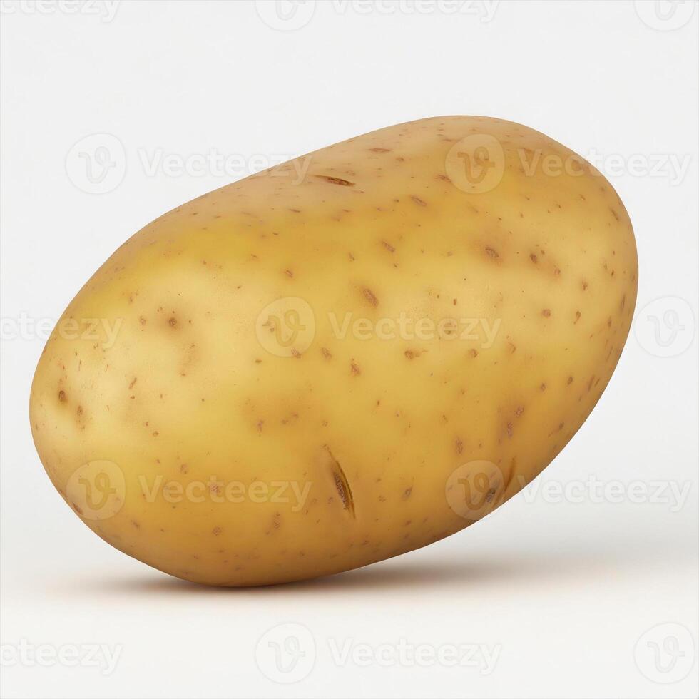 AI generated potato 3d model photo