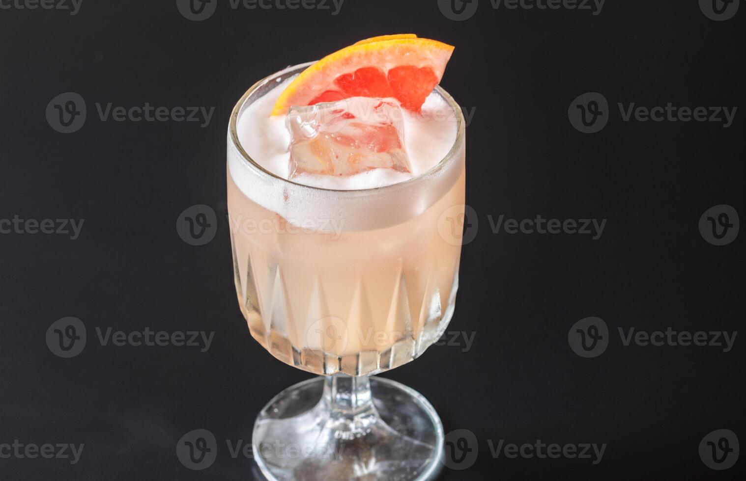 Grapefruit tequila sour cocktail photo