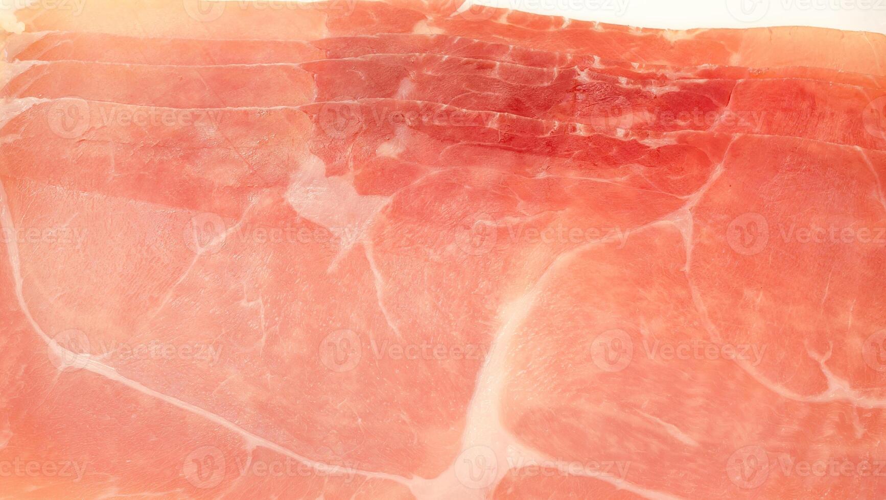 Texture of jamon iberico meat photo