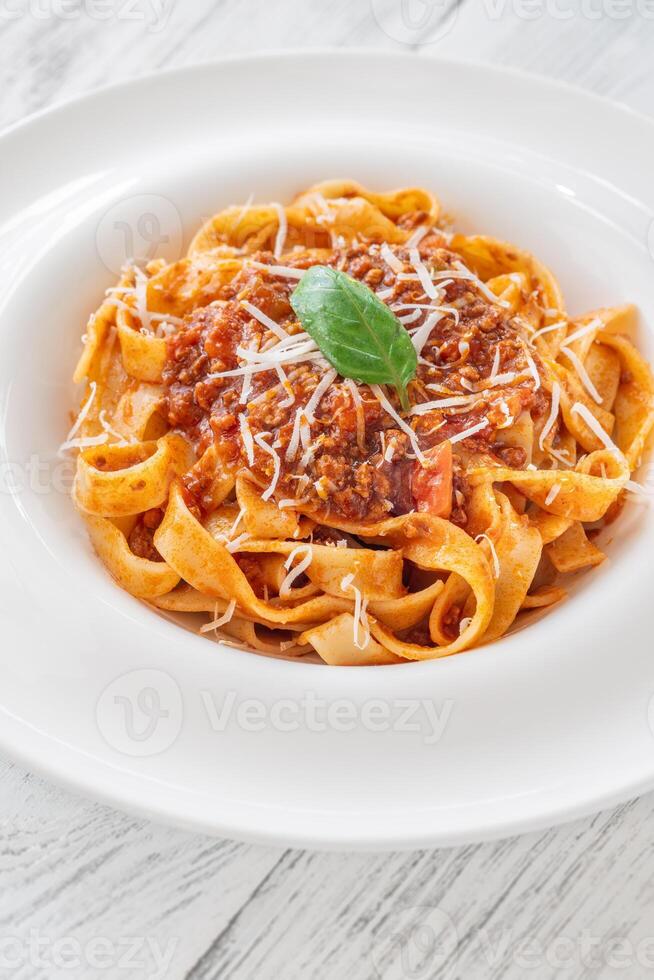 tagliatelle Alabama ragu foto