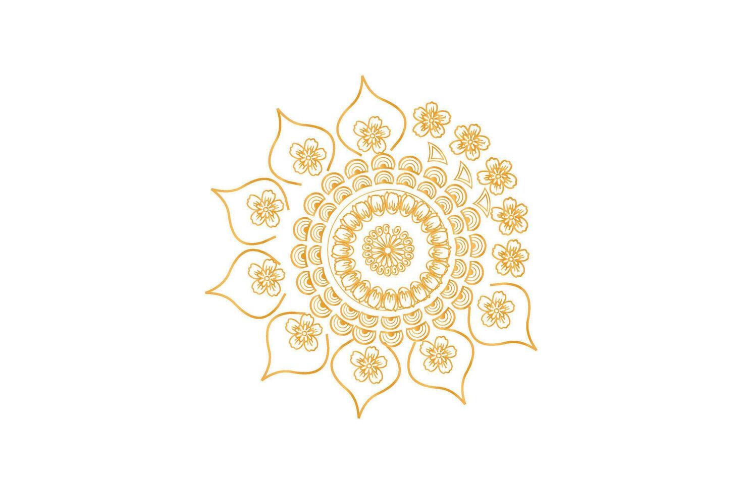 plantilla de diseño de mandala vector