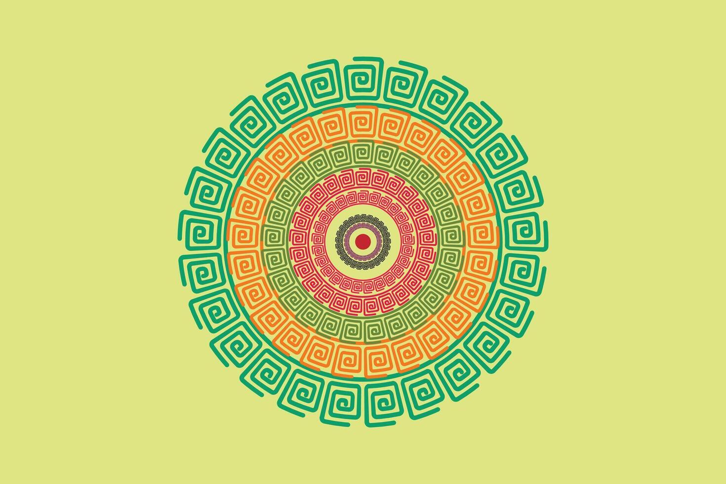 plantilla de diseño de mandala vector