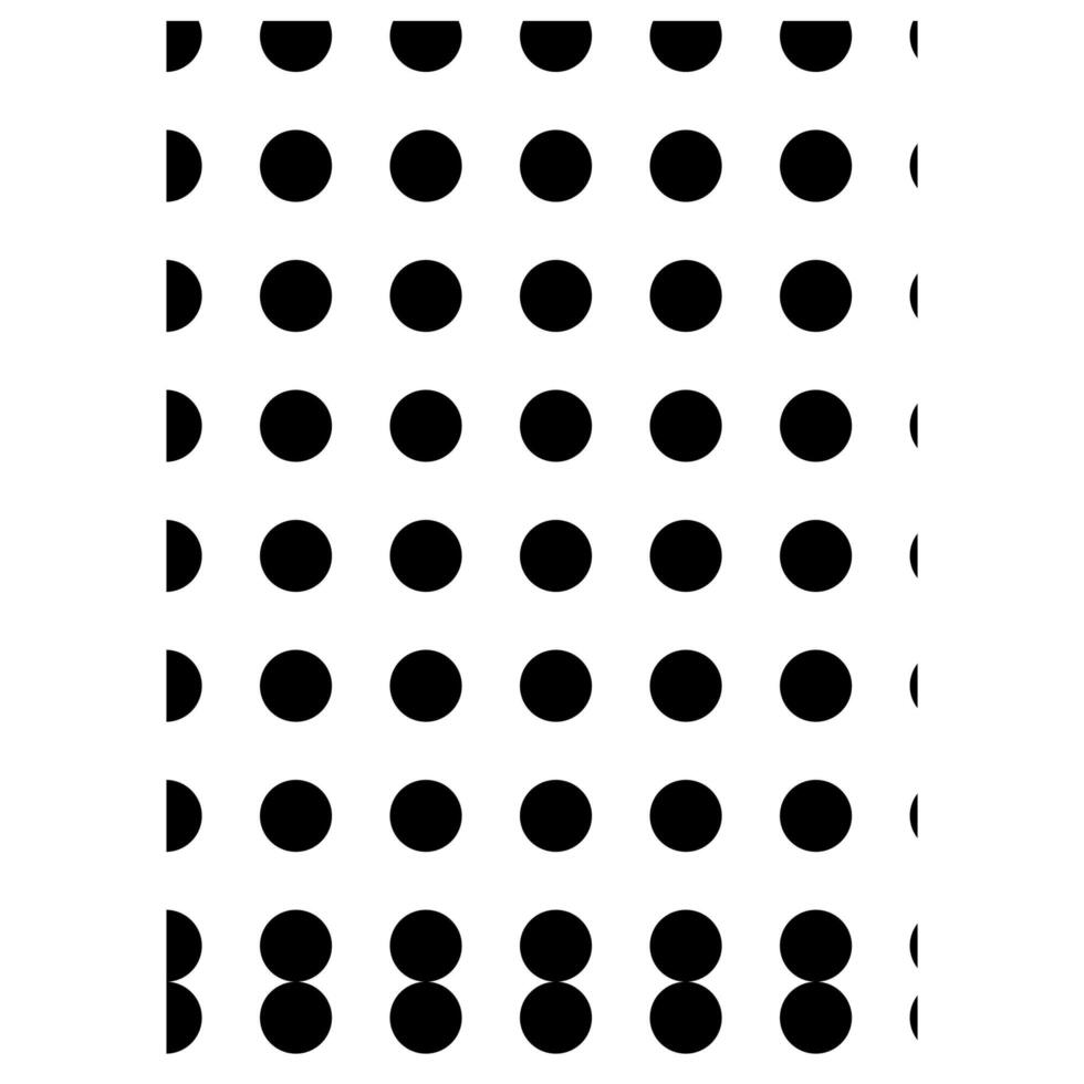 Rectangle figure background polka dots. photo