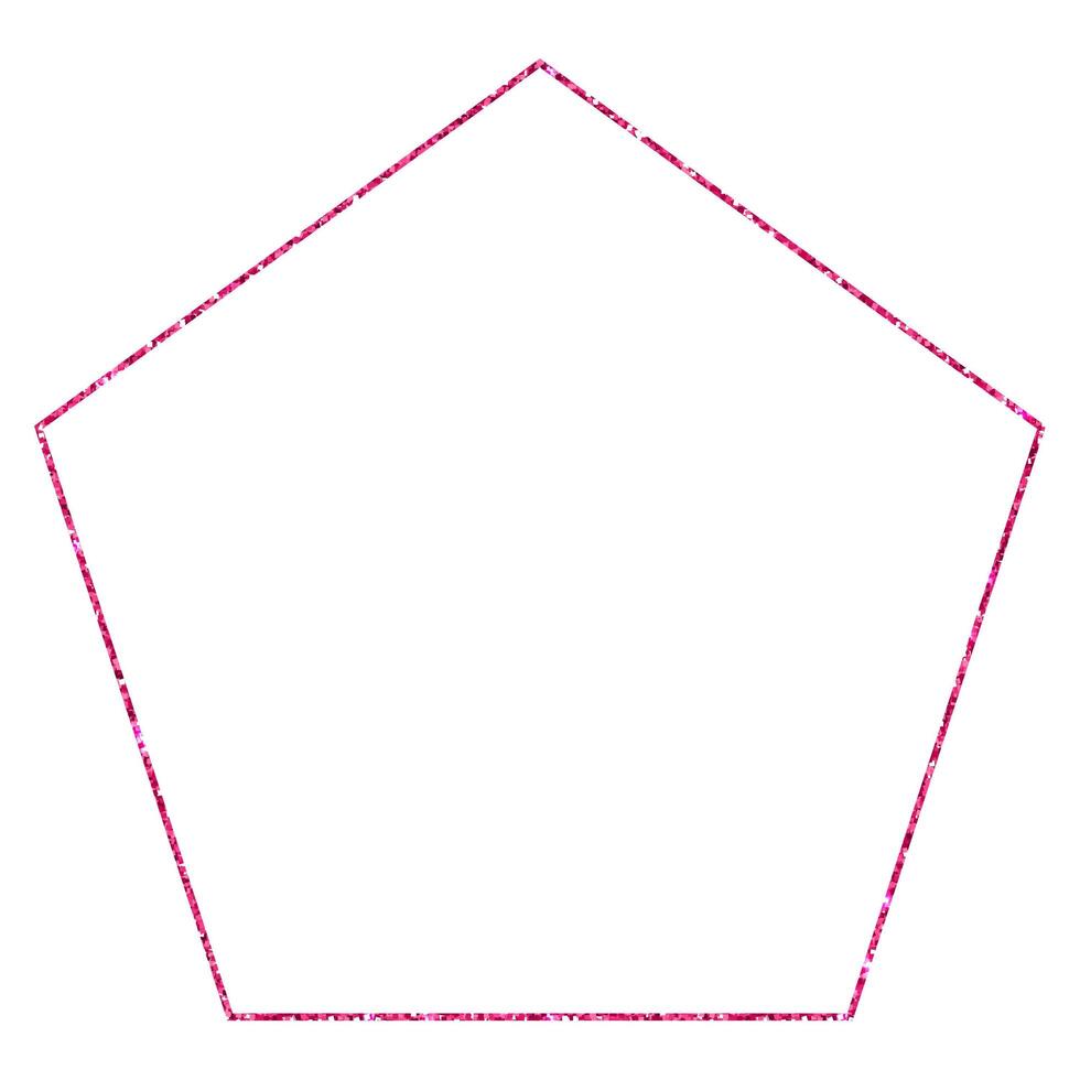 Polygon pink geometric figure design illustration photo