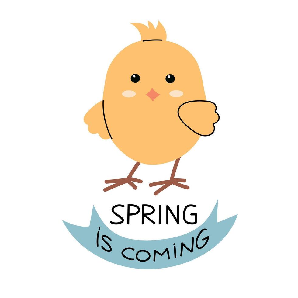 Hello spring quotes. Spring label with season calligraphy quotes, flowers. Positive phrases for stickers, postcards or posters. Vector illustration.