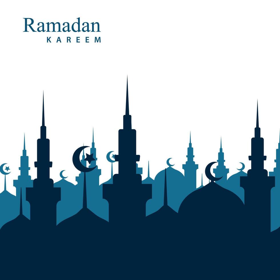 ramadan Social media post template design , elegant square cover with arabian ornament vector
