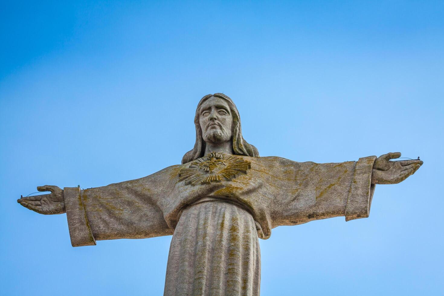 Jesus Christ monument in Lisbon - Portugal photo