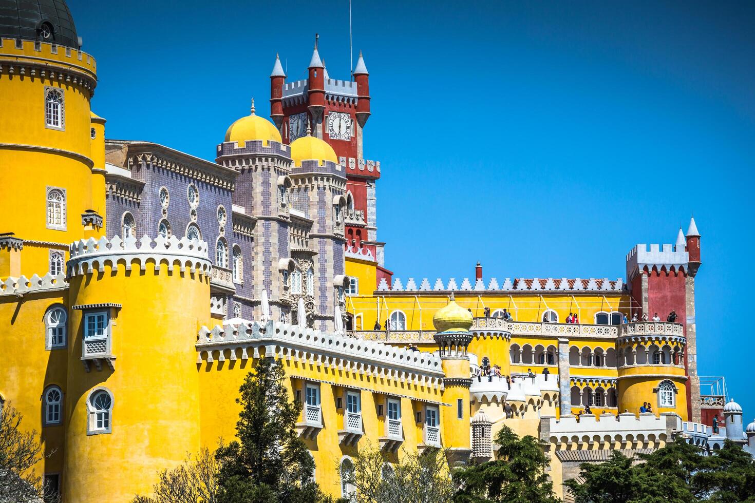 sintra, Portugal a pena nacional palacio. foto