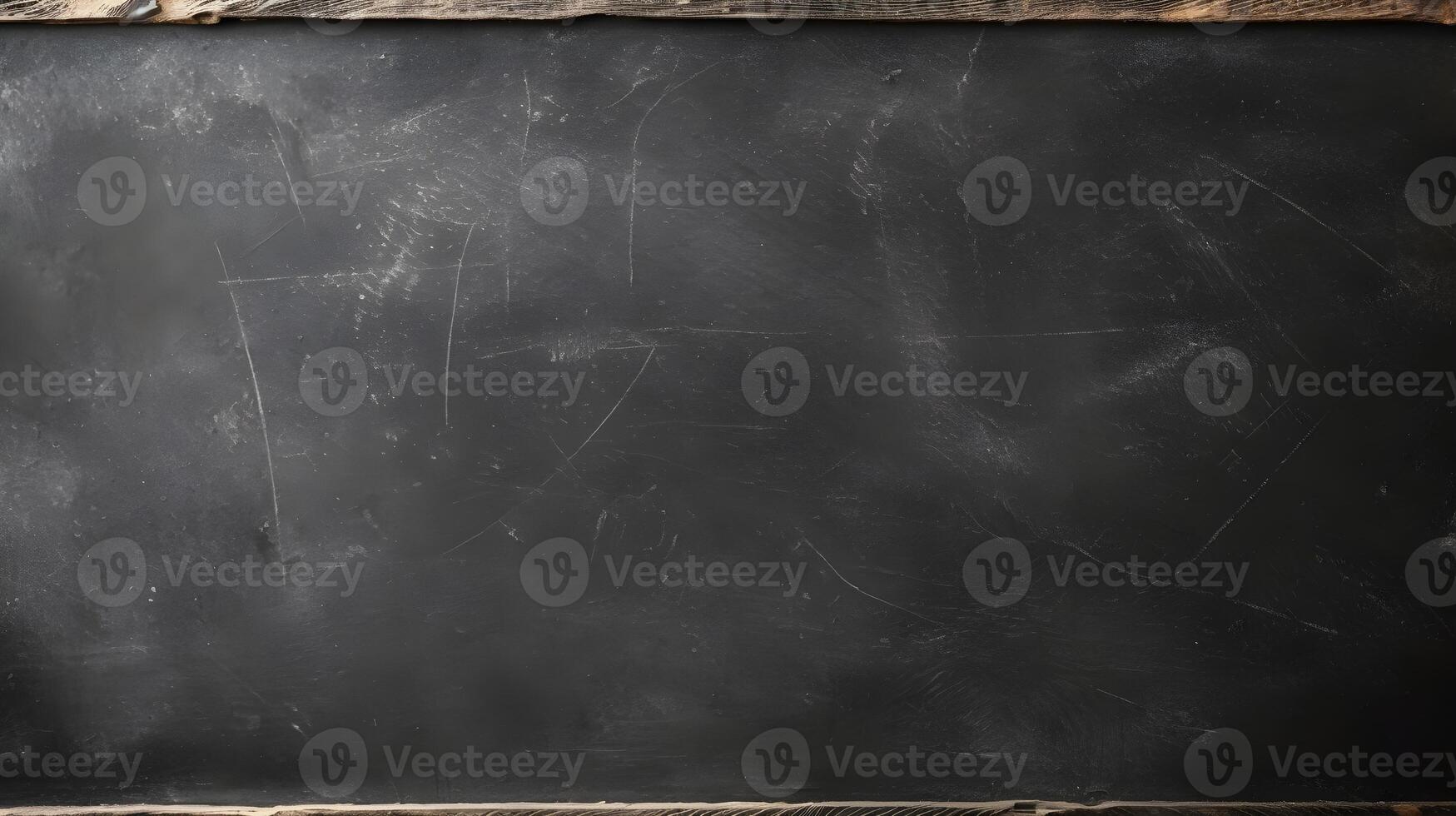 AI generated an old blackboard with chalk on it photo