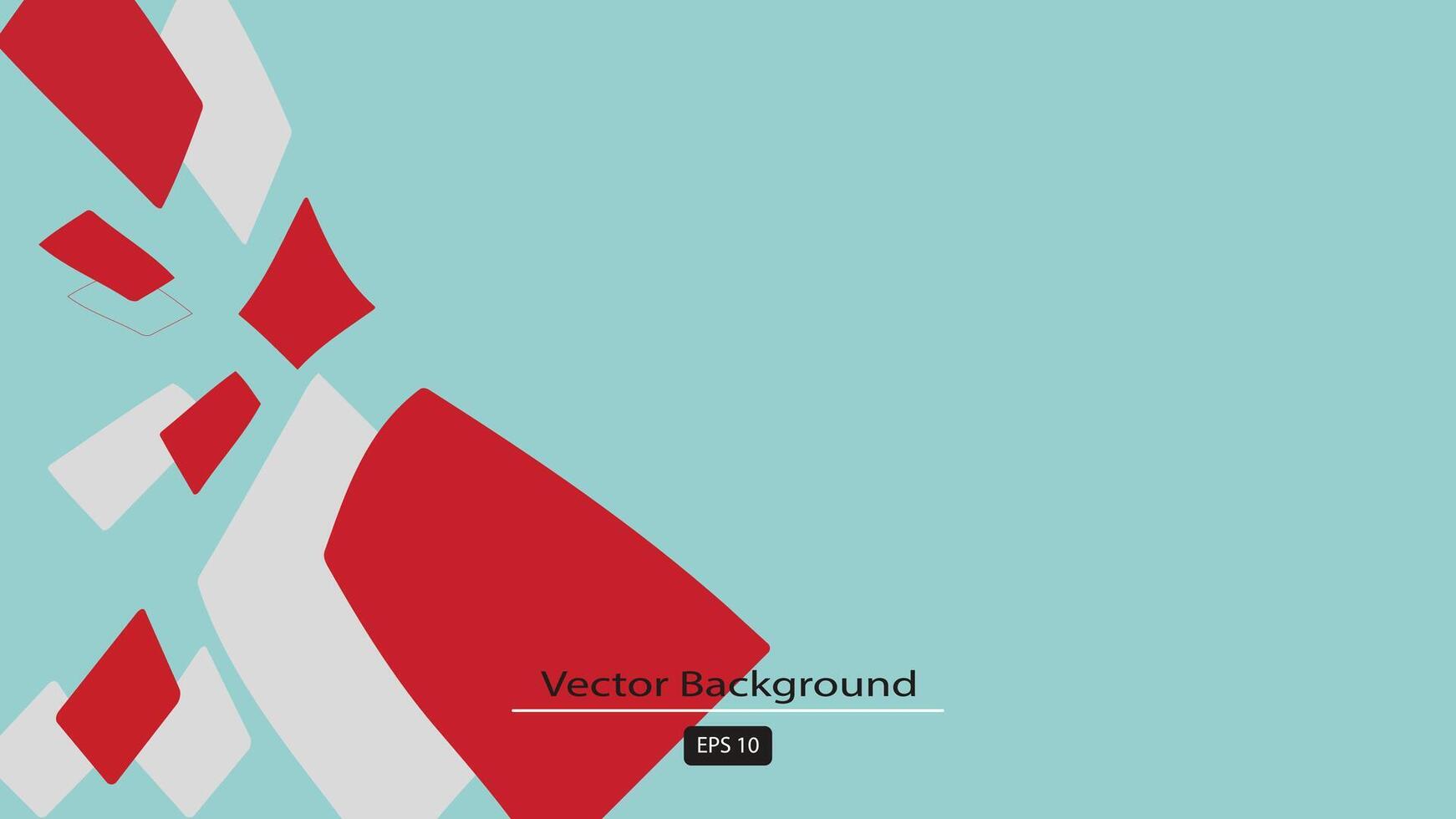White background with abstract red grey square decoration. Vector illustration for modern presentation background,  brochure design, business card background,  website slider, landing page