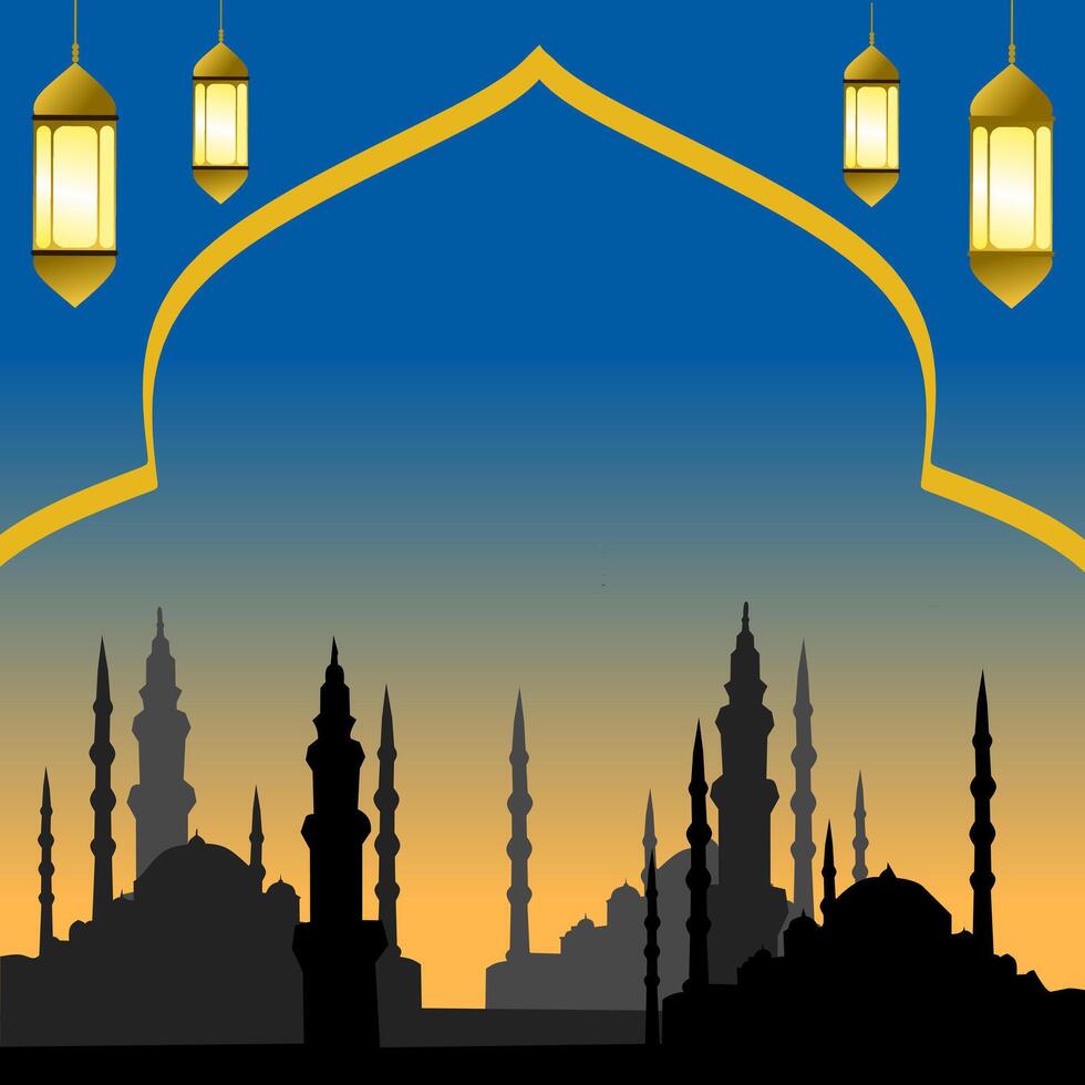 Ramadan greetings background vector