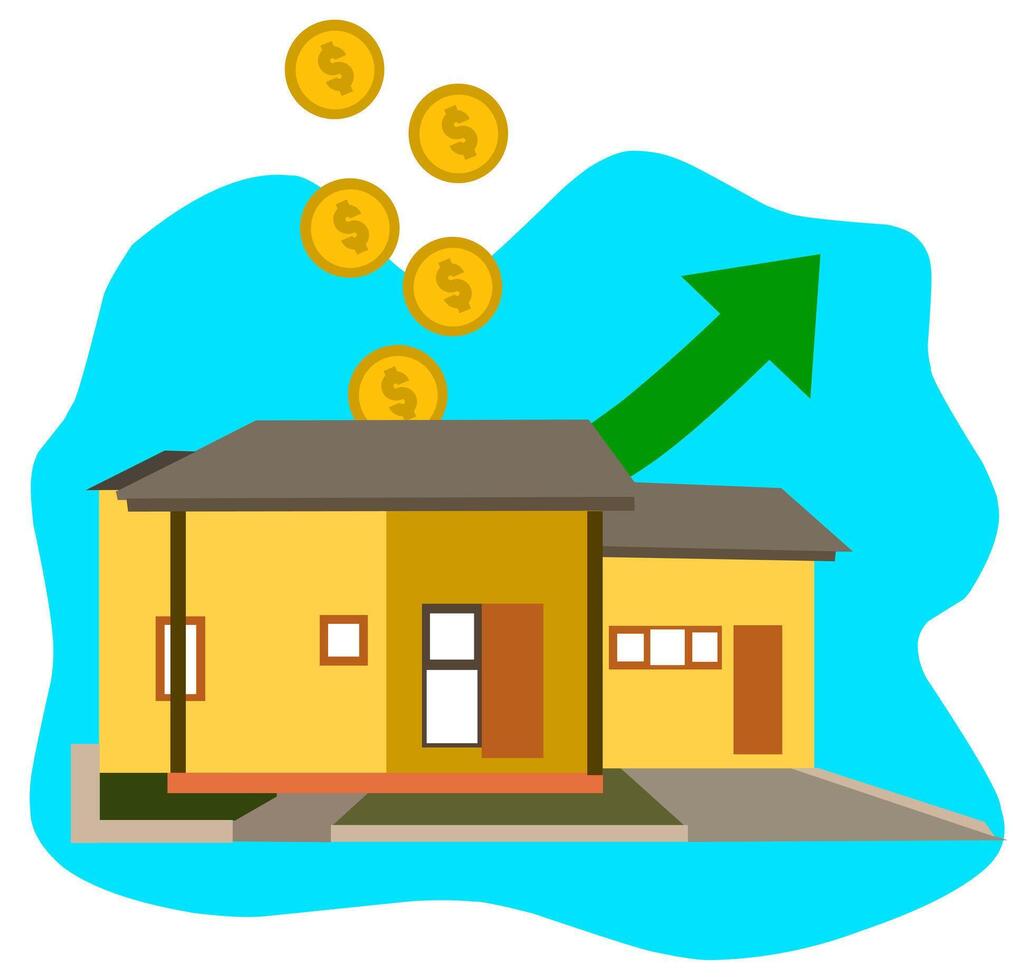 saving and investment property vector