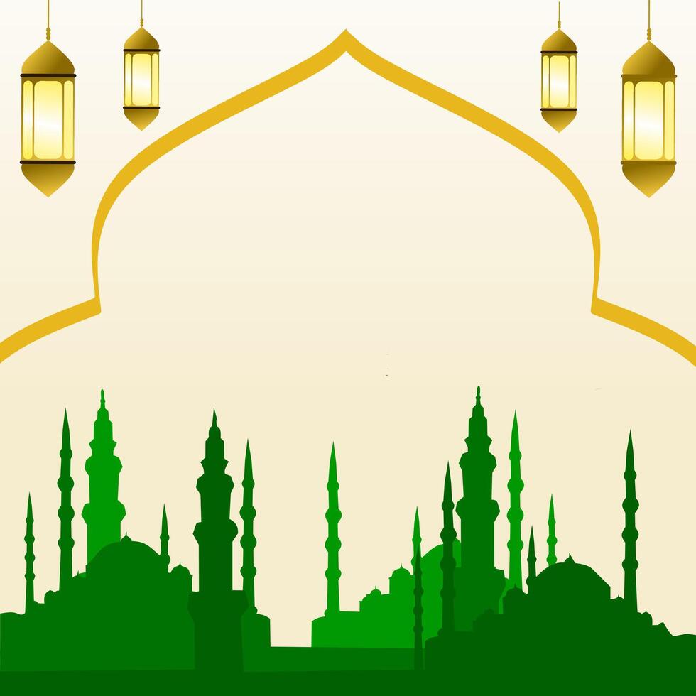 Ramadan greetings background vector