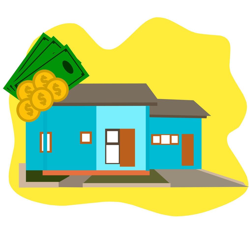 saving and investment property vector
