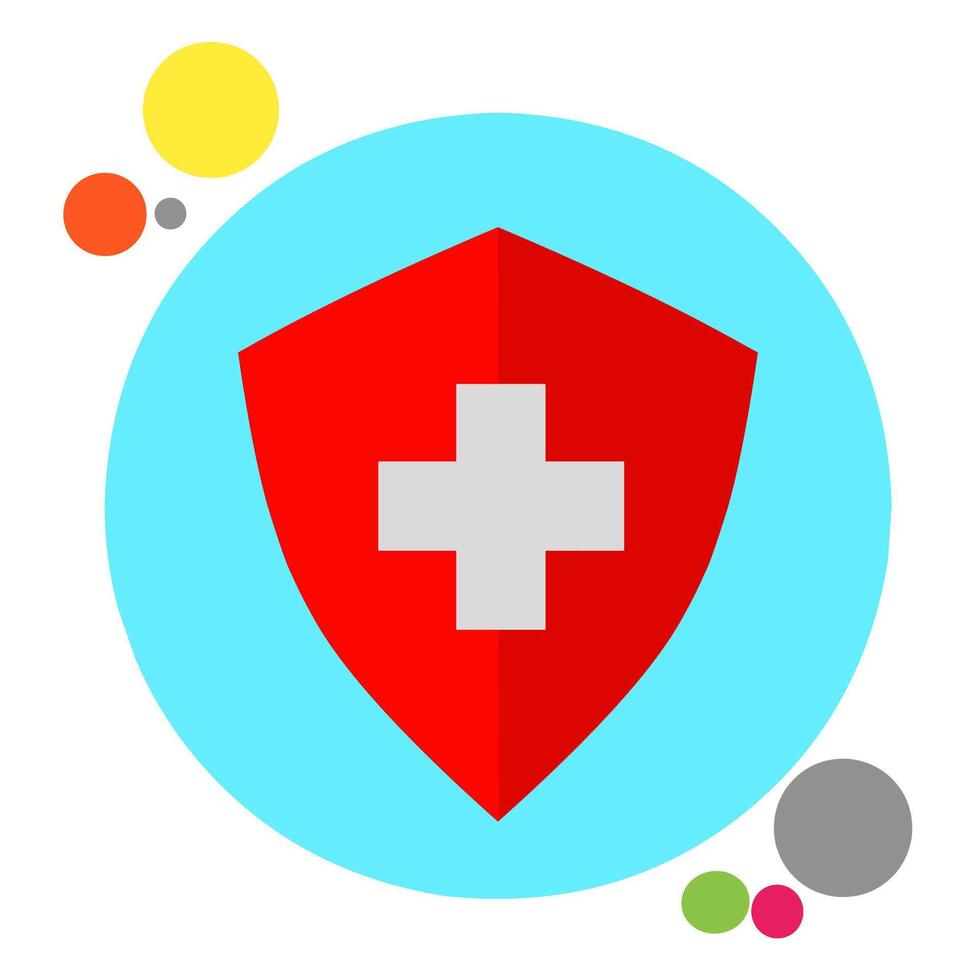 security shield illustration vector