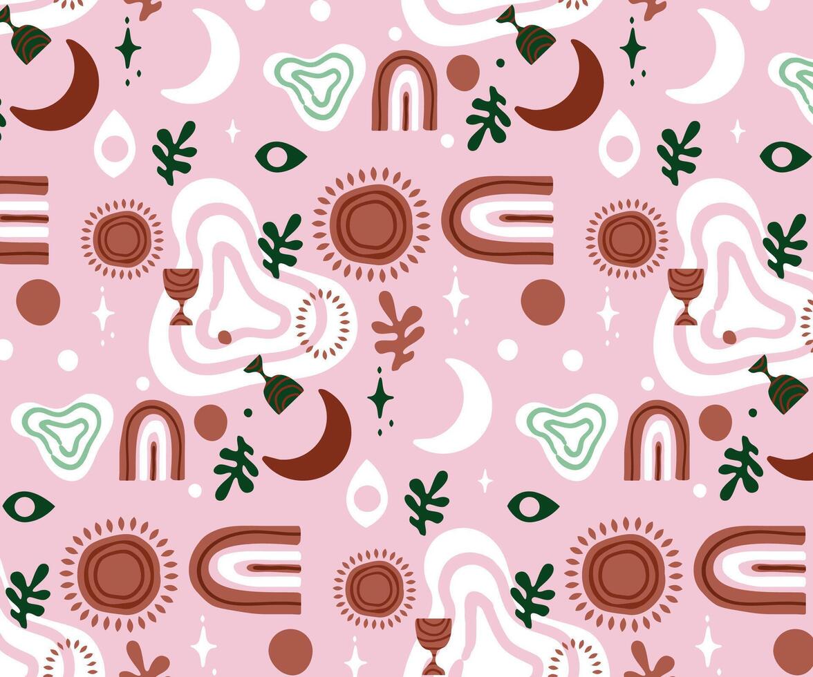 boho single pattern vector