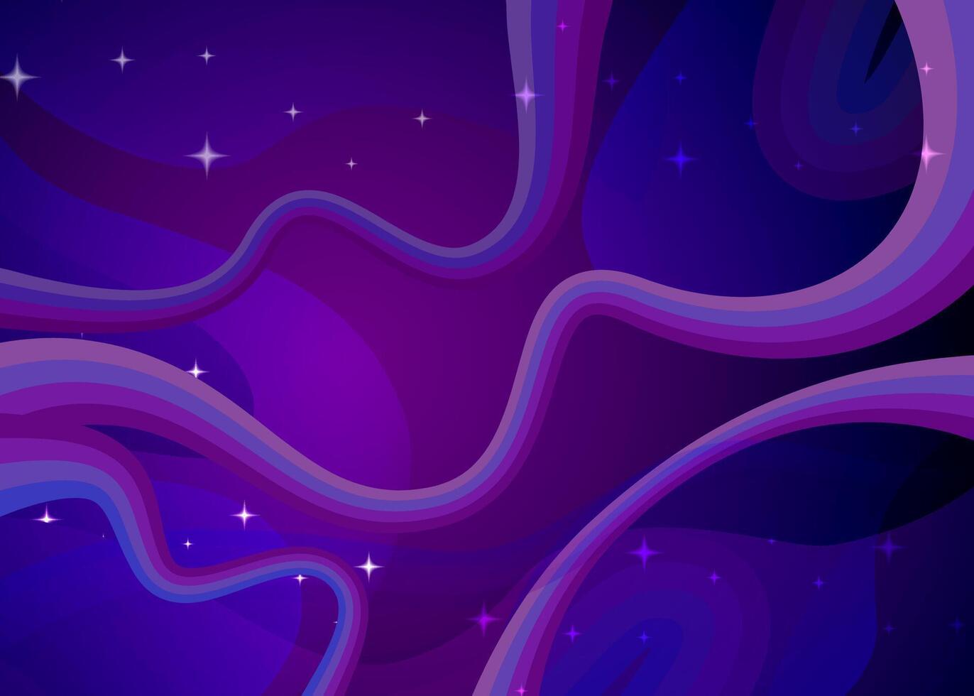 Vibes waves, glowing neon waves on a background vector