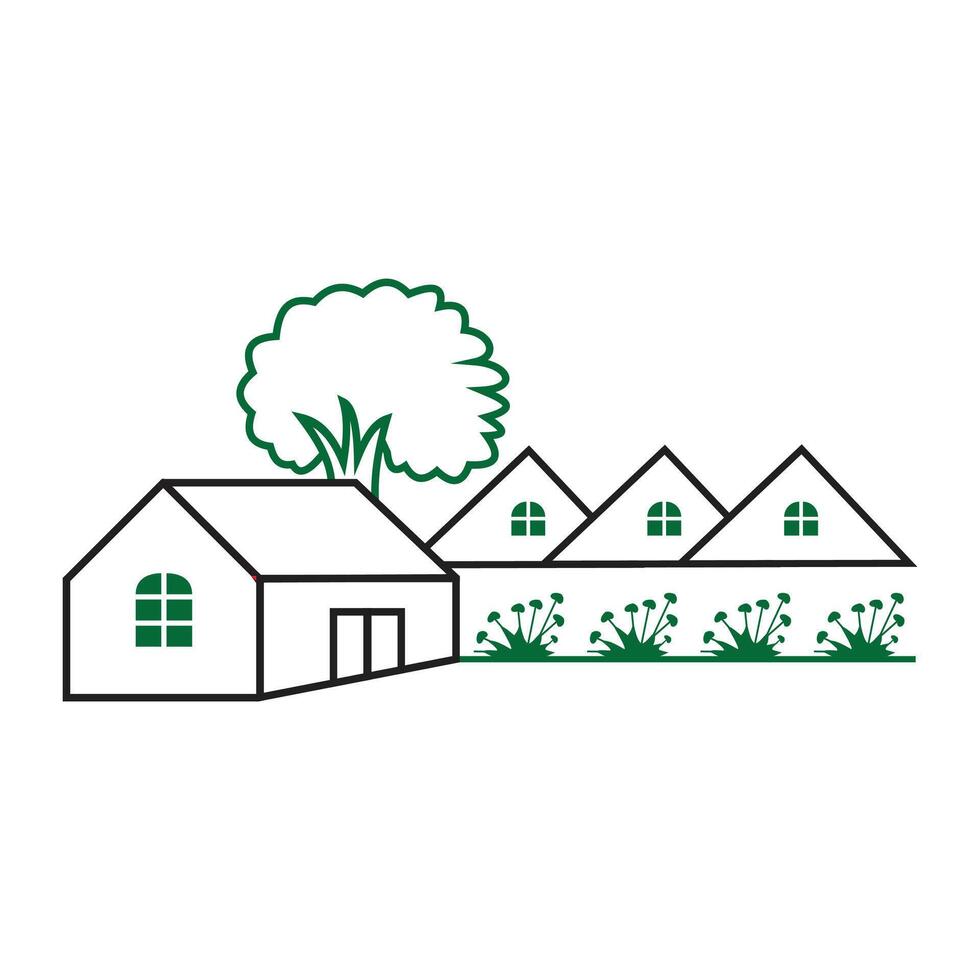 Home architecture project completion vector