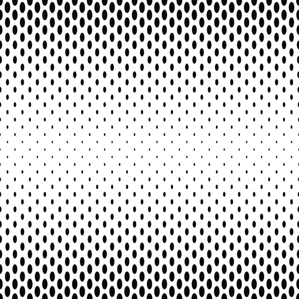 Black and white abstract ellipse pattern background vector