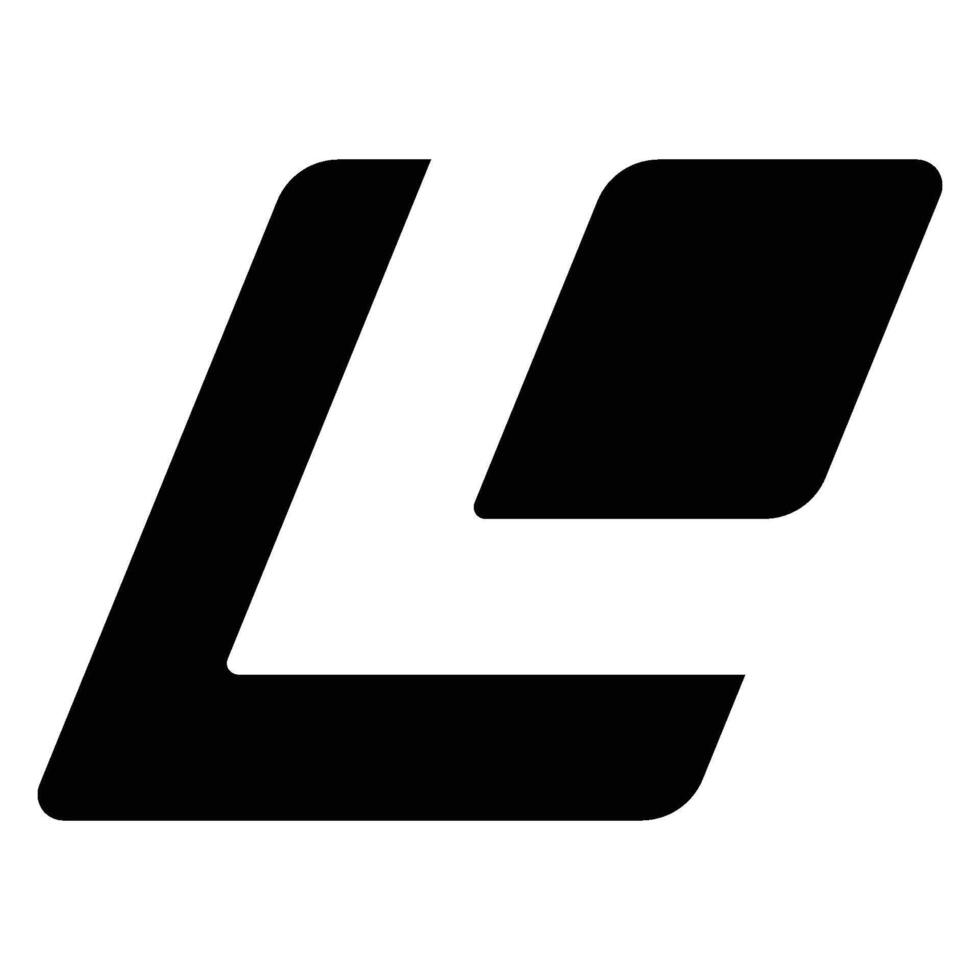 l letra logo vector