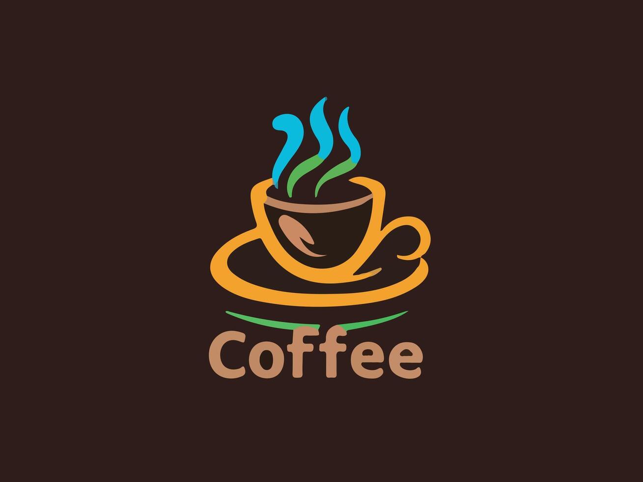 taza de café silueta vector ilustración en un blanco antecedentes