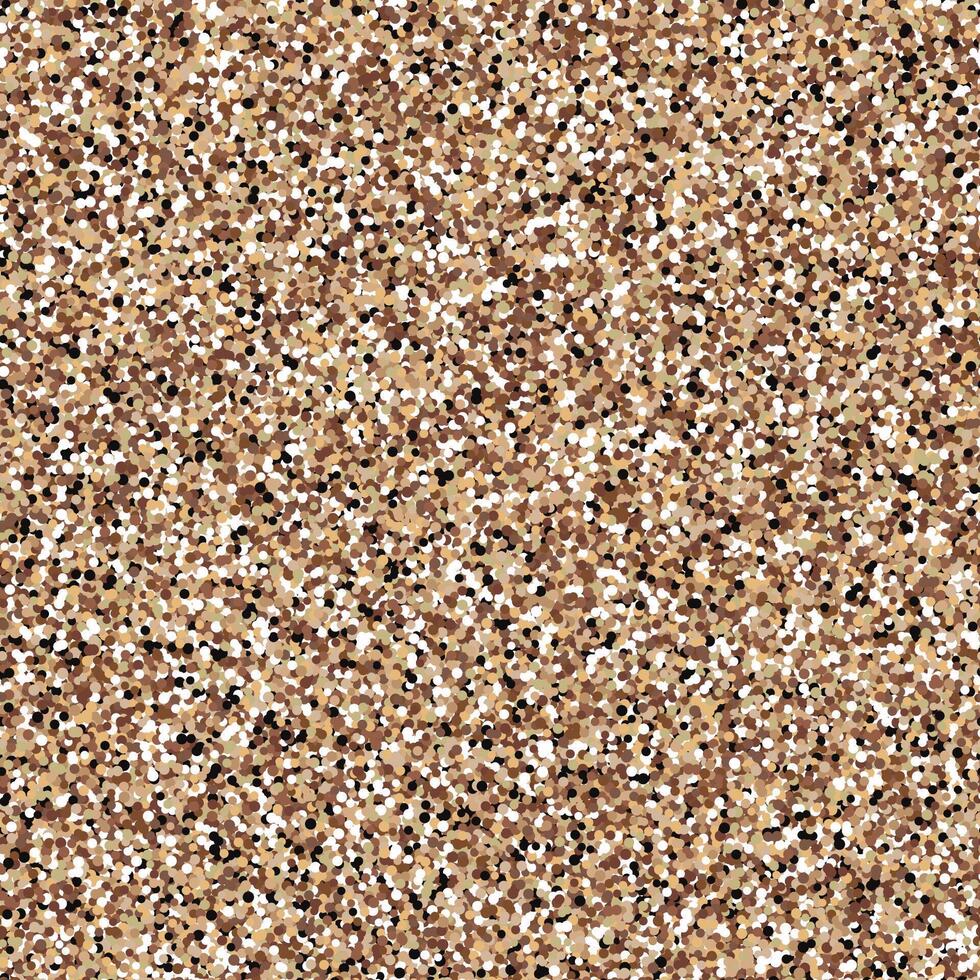 Dusty Gold Glitter, Vector Texture Seamless Pattern