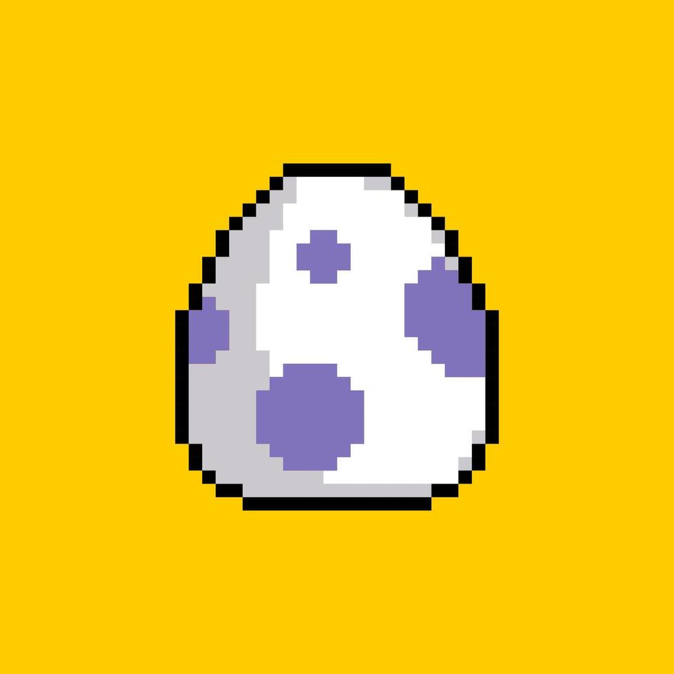 egg pixelart design illustration vector